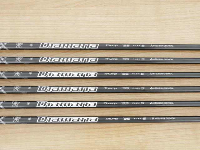 Iron set : Taylormade : ชุดเหล็ก Taylormade P7MC Forged (ซีรี่ย์ท้อปสุด ออกปี 2023) มีเหล็ก 5-Pw (6 ชิ้น) ก้านกราไฟต์ Mitsubishi Diamana Thump i95 Flex S