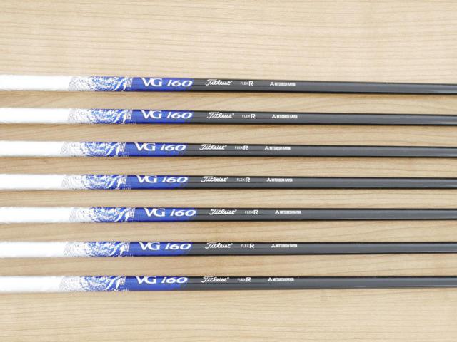 Iron set : Titleist : ชุดเหล็ก Titleist VG3 Type E Forged (Japan Spec. ตีง่ายและไกลมากๆ) มีเหล็ก 6-Pw,Aw,Sw (7 ชิ้น) ก้านกราไฟต์ Mitsubishi Rayon VG i60 Flex R