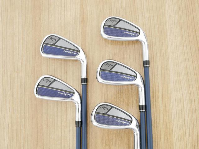 Iron set : Callaway : ชุดเหล็ก Callaway Paradym (รุ่นปี 2023 Japan Spec.) มีเหล็ก 6-Pw (5 ชิ้น) ก้านกราไฟต์ Fujikura VENTUS TR 5 Flex R
