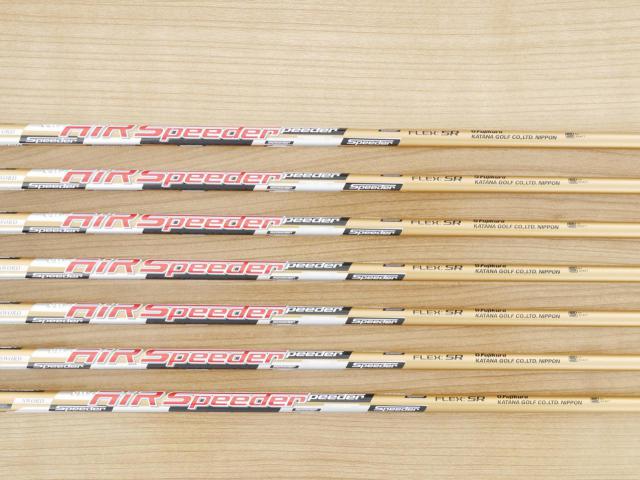 Iron set : Katana : ชุดเหล็ก Katana Sword Sniper AIR (หน้าเด้ง) มีเหล็ก 6-Pw,Aw,Sw (7 ชิ้น) ก้านกราไฟต์ Fujikura Air Speeder Flex SR