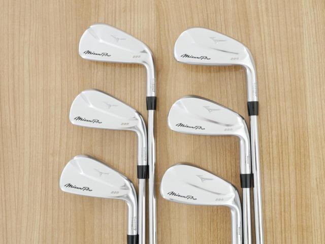 Iron set : Mizuno : ชุดเหล็ก Mizuno Pro 225 Forged (ปี 2023 นุ่ม แน่น ระยะดี) มีเหล็ก 5-Pw (6 ชิ้น) ก้านเหล็ก NS Pro ZELOS 7 Flex R
