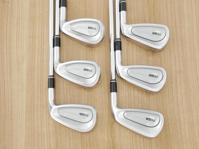 Iron set : PRGR : ชุดเหล็ก PRGR 04 Forged (รุ่นปี 2025 ตีง่าย ไกลมากๆๆ) มีเหล็ก 6-Pw,AW (6 ชิ้น) ก้านเหล็ก NS Pro 85 Flex SR (M-40)