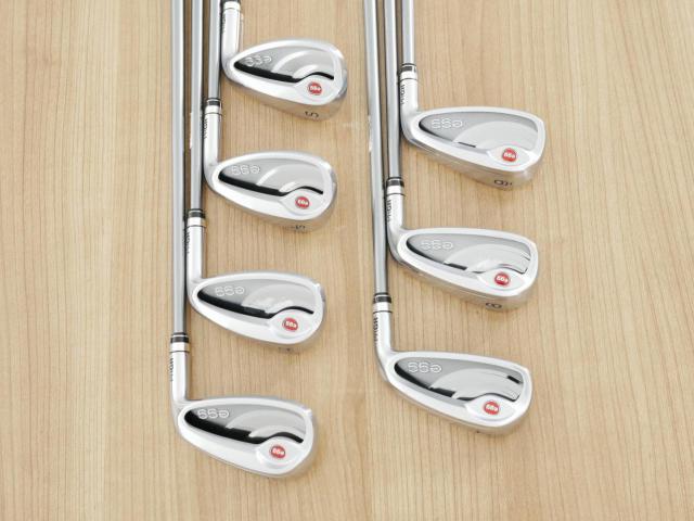 Iron set : PRGR : ชุดเหล็กกระเทย PRGR NEW Egg (ปี 2020 ตีง่ายและไกลมากๆ เด้งสุดๆ COR 0.82) มีเหล็ก 7-Pw,Aw,As,Sw (7 ชิ้น) ก้านกราไฟต์ M-43 Flex S