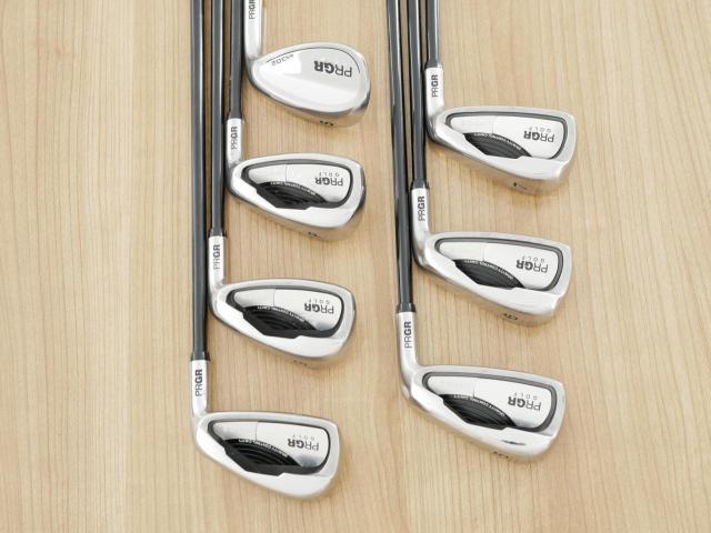 Iron set : PRGR : ชุดเหล็ก PRGR AS302 (ใบใหญ่ ตีง่าย) มีเหล็ก 5-Pw,Sw (7 ชิ้น) ก้านกราไฟต์ Flex R