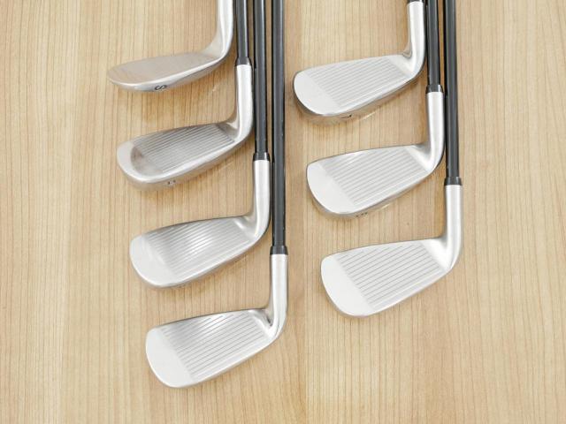 Iron set : PRGR : ชุดเหล็ก PRGR AS302 (ใบใหญ่ ตีง่าย) มีเหล็ก 5-Pw,Sw (7 ชิ้น) ก้านกราไฟต์ Flex R