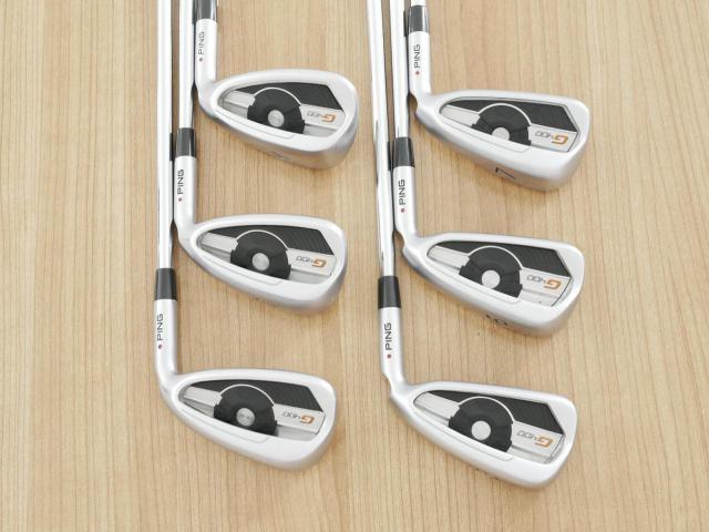Iron set : Ping : ชุดเหล็ก Ping G400 (ปี 2018 ใบใหญ่ ง่าย ไกล) มีเหล็ก 5-Pw (6 ชิ้น) ก้านเหล็ก Ping AWT 2.0 Lite Flex R