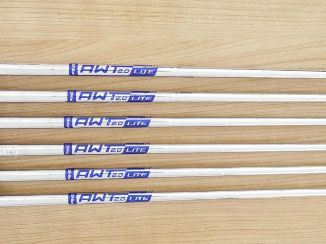 Iron set : Ping : ชุดเหล็ก Ping G400 (ปี 2018 ใบใหญ่ ง่าย ไกล) มีเหล็ก 5-Pw (6 ชิ้น) ก้านเหล็ก Ping AWT 2.0 Lite Flex R