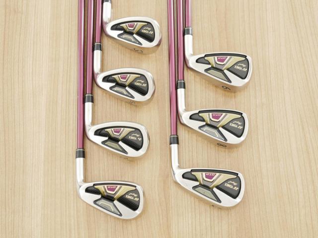 Iron set : Yonex : ชุดเหล็ก Yonex Royal DTP (ออกปี 2016 ท๊อปสุด ก้านดีมาก หน้าเด้ง ตีไกลสุดๆ) มีเหล็ก 7-Pw,Aw,As,Sw (7 ชิ้น) ก้านกราไฟต์ Flex SR