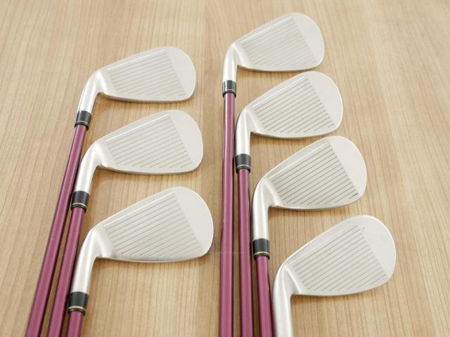 Iron set : Yonex : ชุดเหล็ก Yonex Royal DTP (ออกปี 2016 ท๊อปสุด ก้านดีมาก หน้าเด้ง ตีไกลสุดๆ) มีเหล็ก 7-Pw,Aw,As,Sw (7 ชิ้น) ก้านกราไฟต์ Flex SR