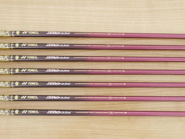 Iron set : Yonex : ชุดเหล็ก Yonex Royal DTP (ออกปี 2016 ท๊อปสุด ก้านดีมาก หน้าเด้ง ตีไกลสุดๆ) มีเหล็ก 7-Pw,Aw,As,Sw (7 ชิ้น) ก้านกราไฟต์ Flex SR