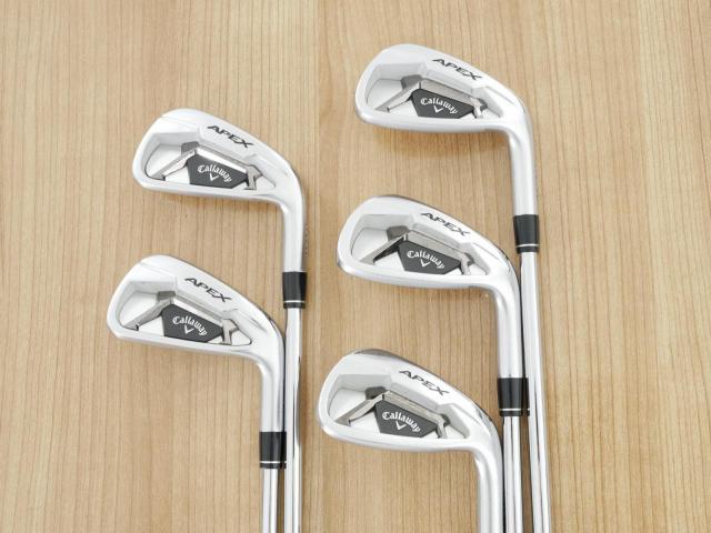 Iron set : Callaway : ชุดเหล็ก Callaway APEX Forged (รุ่นปี 2022) มีเหล็ก 6-Pw (5 ชิ้น) ก้านเหล็ก NS Pro ZELOS 8 Flex S