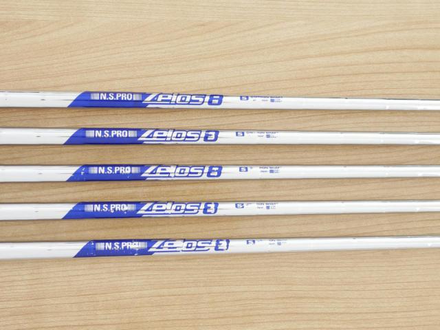 Iron set : Titleist : ชุดเหล็ก Titleist VG3 Type D Forged (ปี 2017 Japan Spec. ตีง่ายและไกลที่สุดของ Titleist) มีเหล็ก 6-Pw (5 ชิ้น) ก้านเหล็ก NS Pro Zelos 8 Flex S