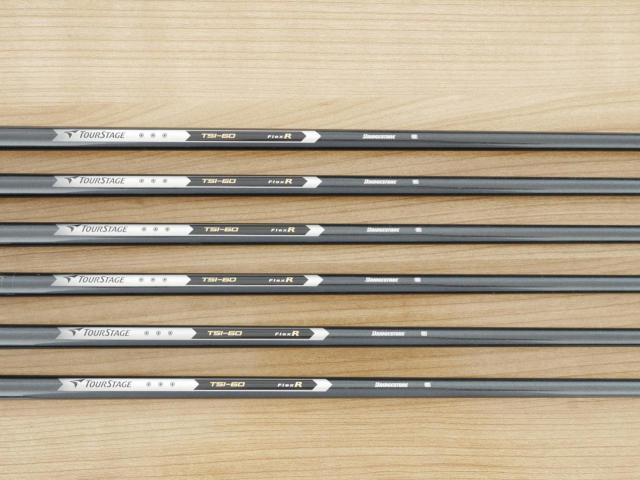 Iron set : Tourstage : ชุดเหล็ก Tourstage VIQ (Forged) มีเหล็ก 5-Pw (6 ชิ้น) ก้านกราไฟต์ Flex R
