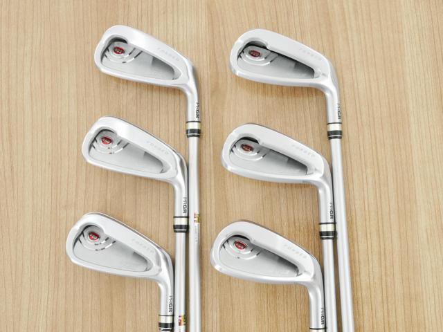 Iron set : PRGR : ชุดเหล็ก PRGR Egg PF Forged (รุ่นปี 2019 ตีง่ายและไกลมากๆ โกงสุดๆ) มีเหล็ก 6-Pw,Aw (6 ชิ้น) ก้านกราไฟต์ Fujikura MCI 70 Flex R