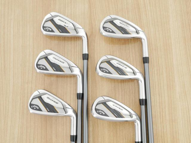 Iron set : Callaway : ชุดเหล็ก Callaway Mavrik MAX (ออกปี 2020 ตีง่าย ไกลมากๆ) มีเหล็ก 5-Pw (6 ชิ้น) ก้านกราไฟต์ Project X CATALYST 65 5.5 Flex S