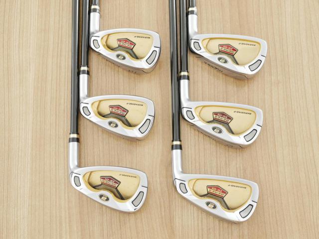 Iron set : Honma : **ก้าน 3 ดาว** ชุดเหล็ก Honma Beres IS-01 (หน้าเด้ง Maraging) มีเหล็ก 5-10 (6 ชิ้น) ก้าน ARMRQ 6 (49) Flex R (3 ดาว)