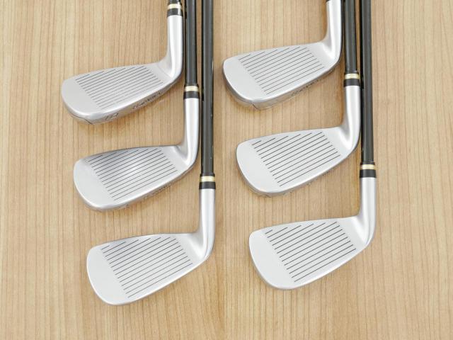 Iron set : Honma : **ก้าน 3 ดาว** ชุดเหล็ก Honma Beres IS-01 (หน้าเด้ง Maraging) มีเหล็ก 5-10 (6 ชิ้น) ก้าน ARMRQ 6 (49) Flex R (3 ดาว)