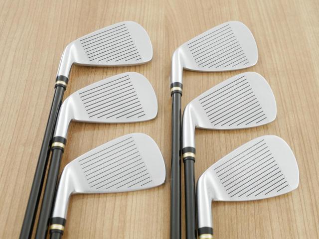 Iron set : Honma : **ก้าน 3 ดาว** ชุดเหล็ก Honma Beres IS-01 (หน้าเด้ง Maraging) มีเหล็ก 5-10 (6 ชิ้น) ก้าน ARMRQ 6 (49) Flex R (3 ดาว)