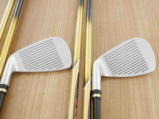 Iron set : Honma : **ก้าน 3 ดาว** ชุดเหล็ก Honma Beres IS-01 (หน้าเด้ง Maraging) มีเหล็ก 5-10 (6 ชิ้น) ก้าน ARMRQ 6 (49) Flex R (3 ดาว)