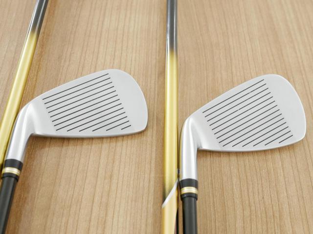 Iron set : Honma : **ก้าน 3 ดาว** ชุดเหล็ก Honma Beres IS-01 (หน้าเด้ง Maraging) มีเหล็ก 5-10 (6 ชิ้น) ก้าน ARMRQ 6 (49) Flex R (3 ดาว)