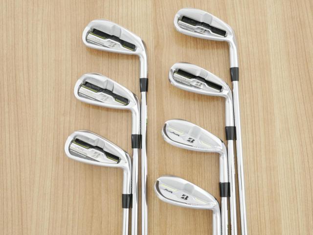 Iron set : Bridgestone : ชุดเหล็ก Bridgestone JGR Hybrid Forged (ตีไกลกว่าตัวอื่น 2 เบอร์) มีเหล็ก 7-P1,P2,Aw,Sw (7 ชิ้น) ก้านเหล็ก NS Pro ZELOS 8 Flex R