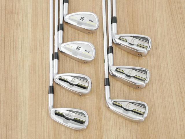 Iron set : Bridgestone : ชุดเหล็ก Bridgestone JGR Hybrid Forged (ตีไกลกว่าตัวอื่น 2 เบอร์) มีเหล็ก 7-P1,P2,Aw,Sw (7 ชิ้น) ก้านเหล็ก NS Pro ZELOS 8 Flex R