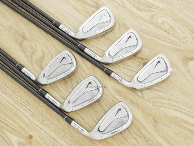 Iron set : Other Brand : ชุดเหล็ก Nike Pro Combo (Ti-Face) มีเหล็ก 5-Pw (6 ชิ้น) ก้านกราไฟต์ Flex R