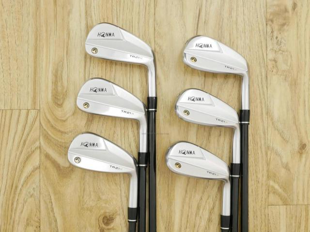 Iron set : Honma : ชุดเหล็ก Honma Tour World TR21X (ออกปี 2021 ตีง่าย ไกล) มีเหล็ก 6-11 (6 ชิ้น) ก้านกราไฟต์ Honma Vizard TR20-65 Flex R