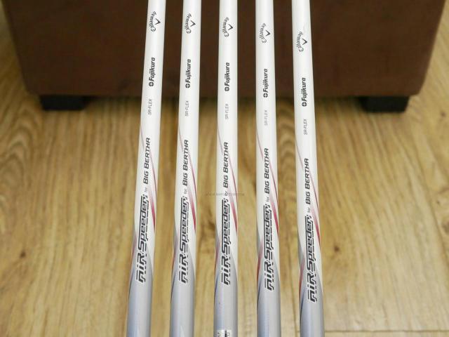 Iron set : Callaway : ชุดเหล็ก Callaway Big Bertha Beta (ใบใหญ่ ตีง่ายมาก) มีเหล็ก 6-Pw (5 ชิ้น) ก้านกราไฟต์ Fujikura Air Speeder Flex SR