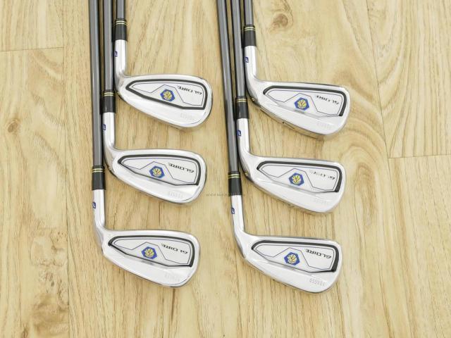 Iron set : Taylormade : ชุดเหล็ก Taylormade Gloire F Forged (รุ่นท๊อปสุด Japan Spec.) มีเหล็ก 5-Pw (6 ชิ้น) ก้านกราไฟต์ Flex S