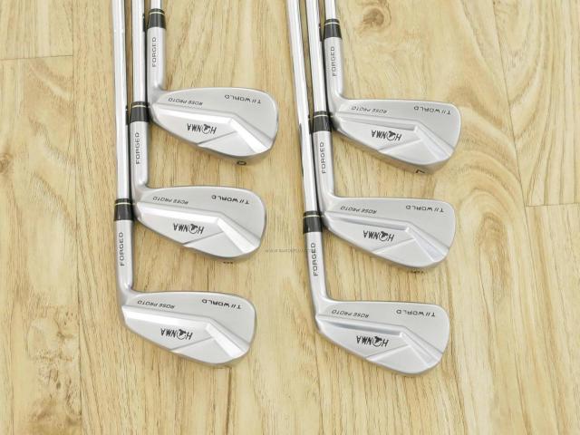 Iron set : Honma : ชุดเหล็ก Honma TW-MB Rose Proto (Forged ปี 2020) มีเหล็ก 5-10 (6 ชิ้น) ก้านเหล็ก KBS Tour Flex S