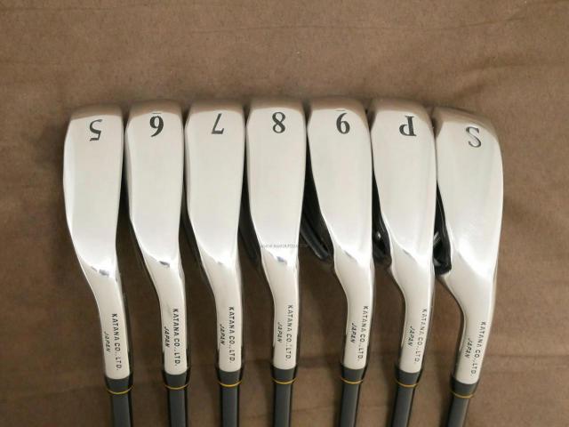 Iron set : Katana : ชุดเหล็ก Katana Sword SL-550 มีเหล็ก 5-Pw,Sw (7 ชิ้น) ก้านกราไฟต์ FLex R