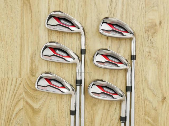 Iron set : Taylormade : ชุดเหล็ก Taylormade Aero Burner (ตีง่ายมาก) มีเหล็ก 5-Pw (6 ชิ้น) ก้านเหล็ก Flex S