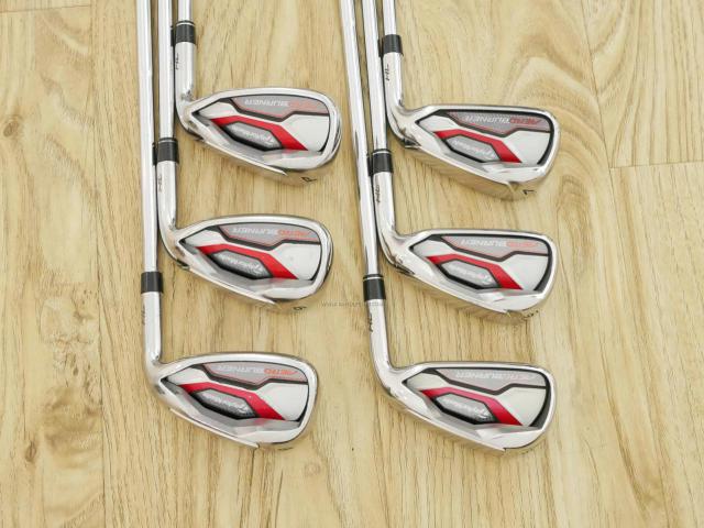 Iron set : Taylormade : ชุดเหล็ก Taylormade Aero Burner (ตีง่ายมาก) มีเหล็ก 5-Pw (6 ชิ้น) ก้านเหล็ก Flex S