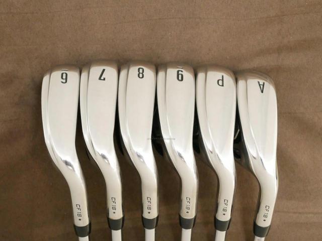 Iron set : Callaway : ชุดเหล็ก Callaway Rogue Star CF18 (ออกปี 2018 ตีง่าย ไกลมากๆ) มีเหล็ก 6-Pw,Aw (6 ชิ้น) ก้านเหล็ก NS Pro ZELOS 7 Flex S