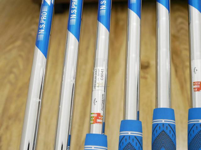 Iron set : Callaway : ชุดเหล็ก Callaway Rogue Star CF18 (ออกปี 2018 ตีง่าย ไกลมากๆ) มีเหล็ก 6-Pw,Aw (6 ชิ้น) ก้านเหล็ก NS Pro ZELOS 7 Flex S