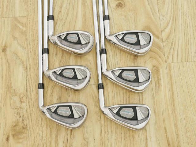 Iron set : Callaway : ชุดเหล็ก Callaway Rogue Star CF18 (ออกปี 2018 ตีง่าย ไกลมากๆ) มีเหล็ก 6-Pw,Aw (6 ชิ้น) ก้านเหล็ก NS Pro ZELOS 7 Flex S
