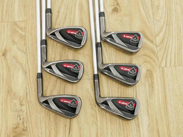 Iron set : Callaway : ชุดเหล็ก Callaway RAZR X Black มีเหล็ก 5-Pw (6 ชิ้น) ก้านกราไฟต์ Flex SR