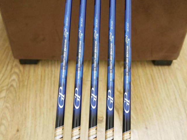 Iron set : Callaway : ชุดเหล็ก Callaway Big Bertha Beta (ใบใหญ่ ตีง่าย ไกล) มีเหล็ก 6-Pw (5 ชิ้น) ก้านกราไฟต์ Flex SR