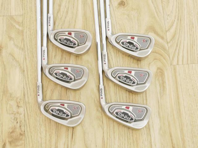 Iron set : Ping : ชุดเหล็ก Ping i15 มีเหล็ก 5-Pw (6 ชิ้น) ก้านเหล็ก KBS Tour Flex S