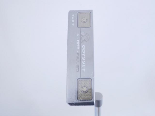 Putter : All : **ของใหม่ ยังไม่แกะพลาสติก** พัตเตอร์ Odyssey Ai-ONE Milled Silver TWO T (รุ่นท็อป ล่าสุด ออกปี 2024) ก้าน Stroke LAB 90 ยาว 34 นิ้ว