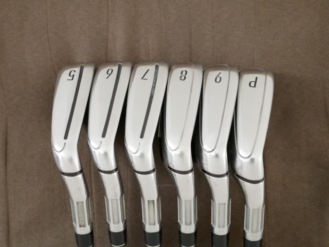 Iron set : Taylormade : ชุดเหล็ก Taylormade M6 (ออกปี 2019 Japan Spec) มีเหล็ก 5-Pw (6 ชิ้น) ก้านกราไฟต์ Mitsubishi FUBUKI TM6 Flex R