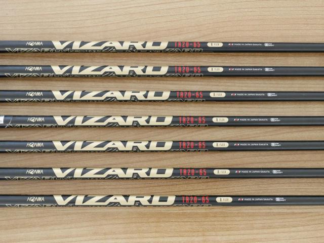 Iron set : Honma : ชุดเหล็ก Honma Tour World TR20P (ออกปี 2020) มีเหล็ก 5-11 (7 ชิ้น) ก้านกราไฟต์ Honma Vizard TR20-65 Flex R