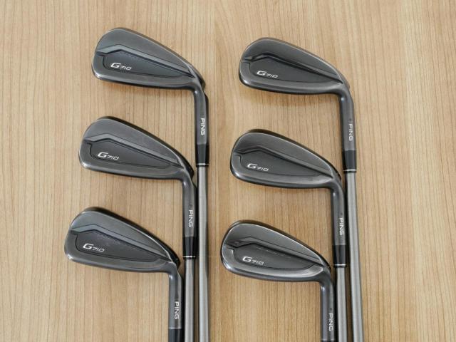 Iron set : Ping : ชุดเหล็ก Ping G710 (ปี 2021 Japan Spec. ใบใหญ่ ง่ายที่สุด ไกลที่สุดของ Ping) มีเหล็ก 5-Pw (6 ชิ้น) ก้าน Steelfiber i80 Flex R