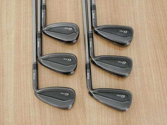 Iron set : Ping : ชุดเหล็ก Ping G710 (ปี 2021 Japan Spec. ใบใหญ่ ง่ายที่สุด ไกลที่สุดของ Ping) มีเหล็ก 5-Pw (6 ชิ้น) ก้าน Steelfiber i80 Flex R