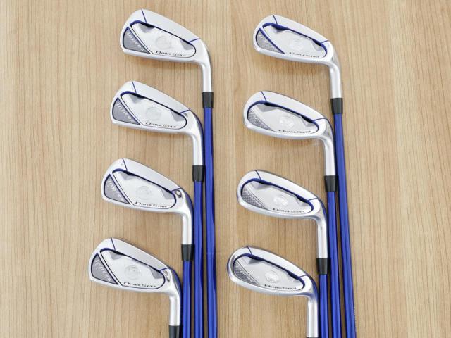 Iron set : Yamaha : ชุดเหล็ก Yamaha Inpres DriveStar (ออกปี 2023 ตีไกลที่สุด ไกลกว่าเหล็กทั่วไป 2 เบอร์ หน้าเด้งมากๆ) มีเหล็ก 6-Pw,Aw,As,Sw (8 ชิ้น) ก้านกราไฟต์ Fujikura Speeder NX M423i Flex R