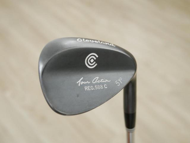 Wedge : Cleveland : Wedge Cleveland 588 Loft 51 ก้านเหล็ก Dynamic Gold Wedge Flex 