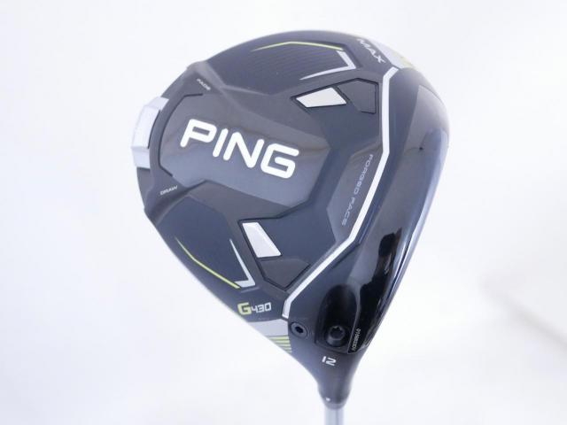 Driver : PING : ไดรเวอร์ Ping G430 Max (รุ่นปี 2023) Loft 12 (ปรับได้) ก้าน Fujikura HL35 Flex R2