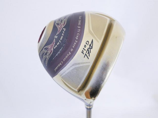 Driver : Tsuruya : Tsuruya AXEL Gold Premium II (รุ่นปี 2017 ตัวท๊อป หน้าเด้งสุดๆ COR 0.86 ของใหม่ 4 หมื่น) Loft 10.5 Flex S