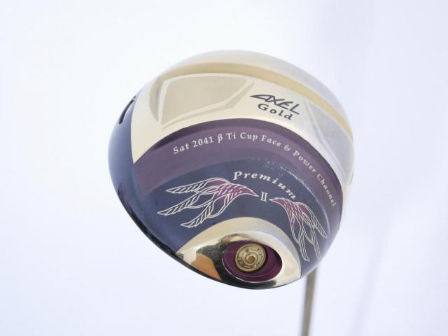 Driver : Tsuruya : Tsuruya AXEL Gold Premium II (รุ่นปี 2017 ตัวท๊อป หน้าเด้งสุดๆ COR 0.86 ของใหม่ 4 หมื่น) Loft 10.5 Flex S